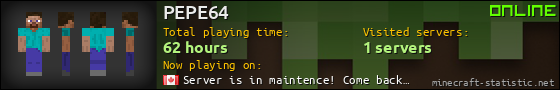PEPE64 userbar 560x90