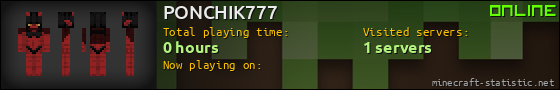 PONCHIK777 userbar 560x90