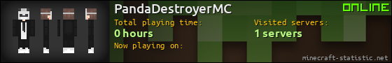 PandaDestroyerMC userbar 560x90