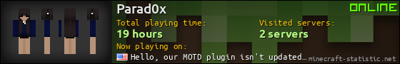 Parad0x userbar 560x90