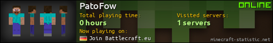 PatoFow userbar 560x90
