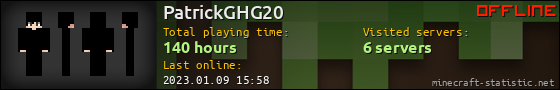 PatrickGHG20 userbar 560x90