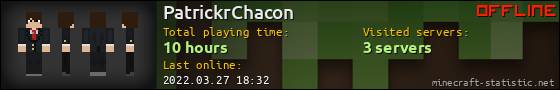 PatrickrChacon userbar 560x90