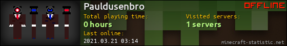 Pauldusenbro userbar 560x90