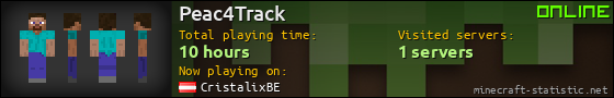 Peac4Track userbar 560x90