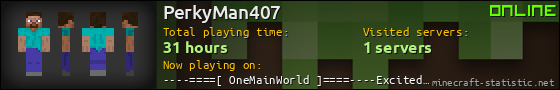PerkyMan407 userbar 560x90