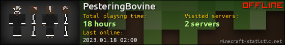 PesteringBovine userbar 560x90