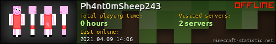 Ph4nt0mSheep243 userbar 560x90