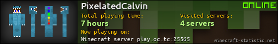 PixelatedCalvin userbar 560x90