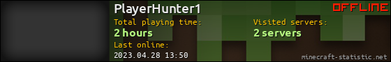 PlayerHunter1 userbar 560x90