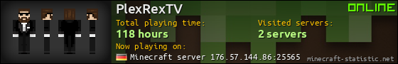 PlexRexTV userbar 560x90