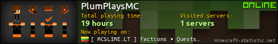 PlumPlaysMC userbar 560x90