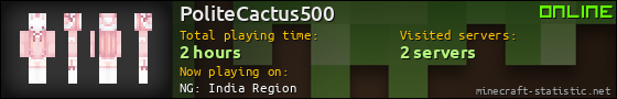 PoliteCactus500 userbar 560x90