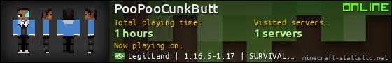 PooPooCunkButt userbar 560x90