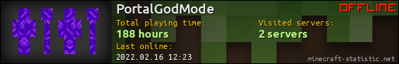 PortalGodMode userbar 560x90