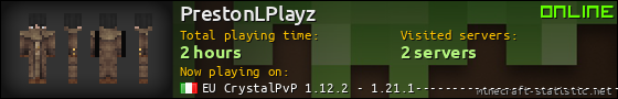 PrestonLPlayz userbar 560x90