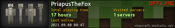 PriapusTheFox userbar 560x90