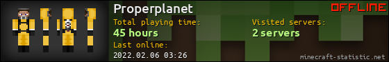 Properplanet userbar 560x90