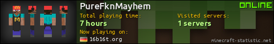 PureFknMayhem userbar 560x90