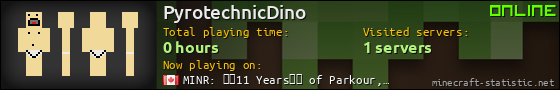 PyrotechnicDino userbar 560x90