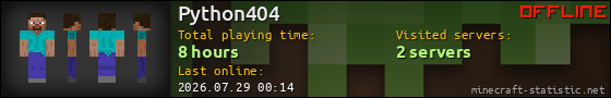 Python404 userbar 560x90