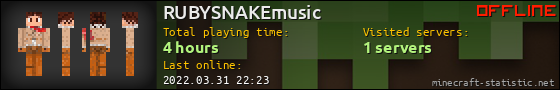 RUBYSNAKEmusic userbar 560x90