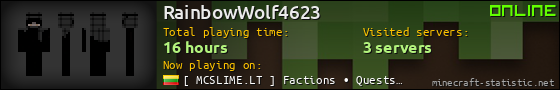 RainbowWolf4623 userbar 560x90