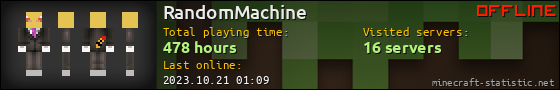 RandomMachine userbar 560x90