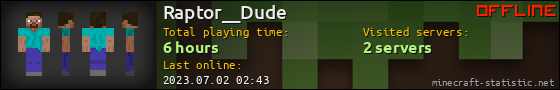 Raptor__Dude userbar 560x90
