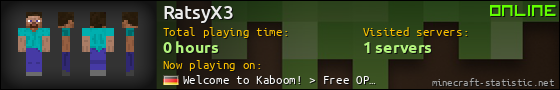 RatsyX3 userbar 560x90