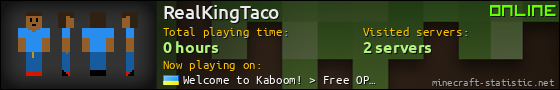 RealKingTaco userbar 560x90