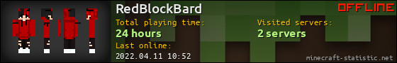 RedBlockBard userbar 560x90