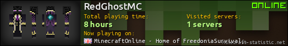 RedGhostMC userbar 560x90