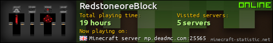 RedstoneoreBlock userbar 560x90