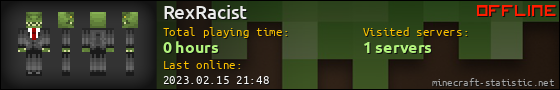 RexRacist userbar 560x90