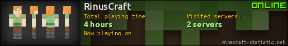 RinusCraft userbar 560x90