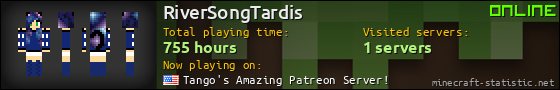 RiverSongTardis userbar 560x90