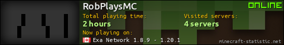 RobPlaysMC userbar 560x90