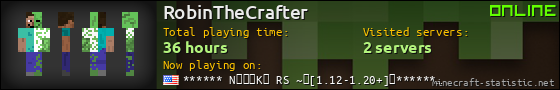 RobinTheCrafter userbar 560x90