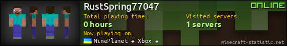 RustSpring77047 userbar 560x90