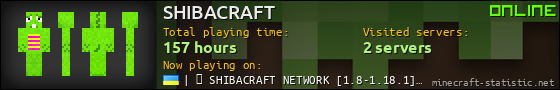 SHIBACRAFT userbar 560x90