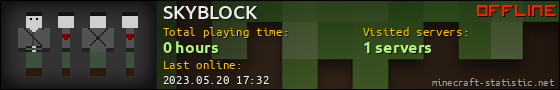 SKYBLOCK userbar 560x90
