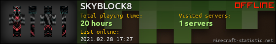 SKYBLOCK8 userbar 560x90