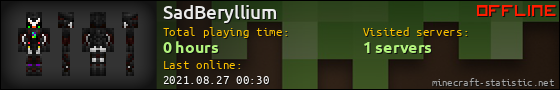 SadBeryllium userbar 560x90