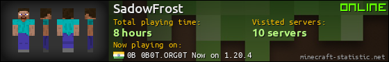 SadowFrost userbar 560x90