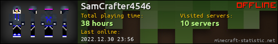 SamCrafter4546 userbar 560x90