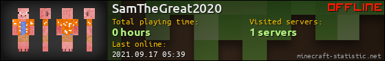 SamTheGreat2020 userbar 560x90