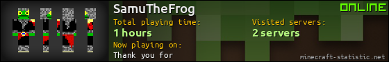 SamuTheFrog userbar 560x90