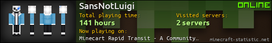 SansNotLuigi userbar 560x90