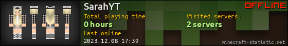 SarahYT userbar 560x90
